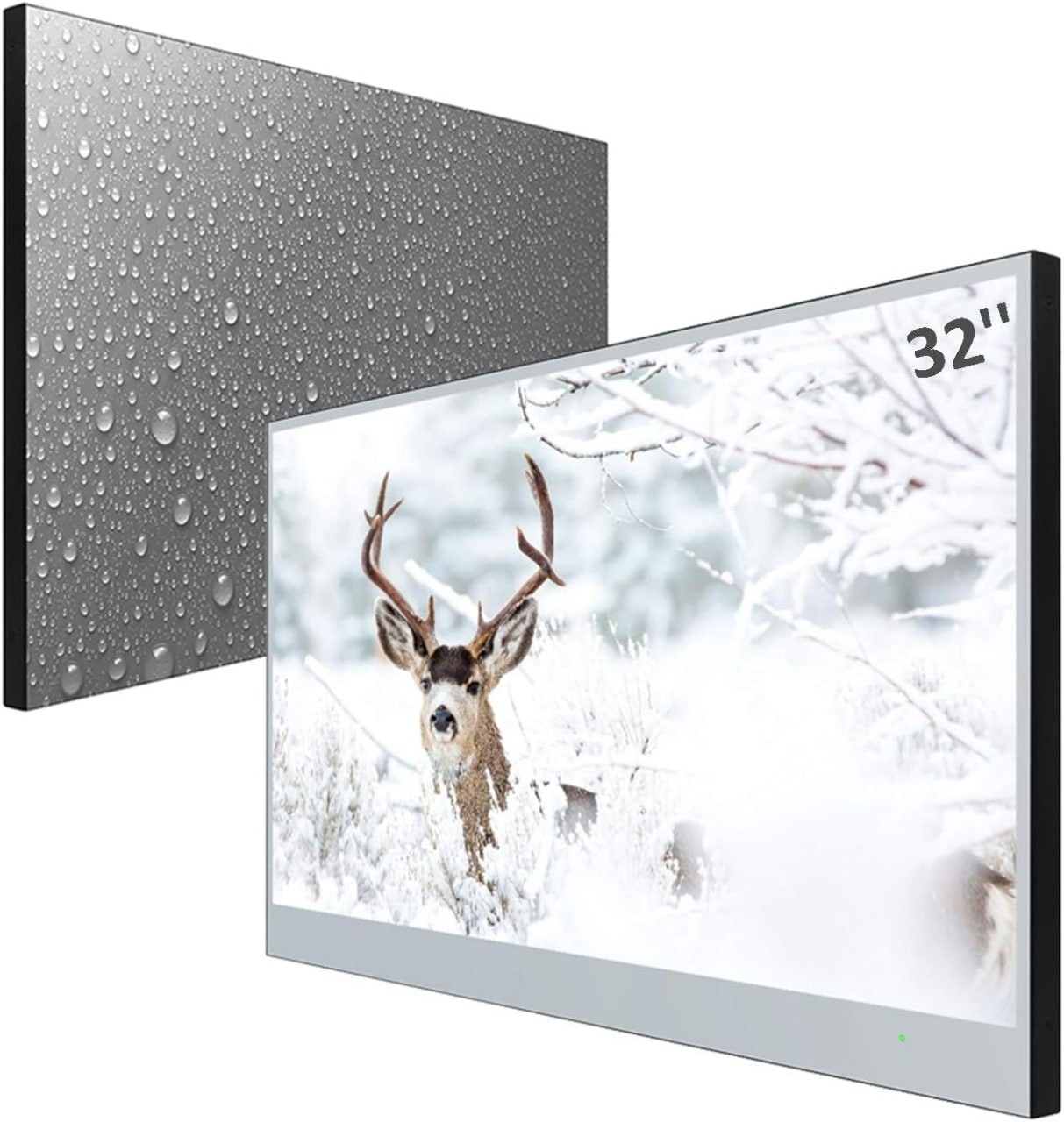 elecsung Smart Mirror TV da Bagno 1080P Sistema Android Impermeabile, Sintonizzatore HDTV (ATSC) Integrato e Wi-Fi, M32, Modello 2023