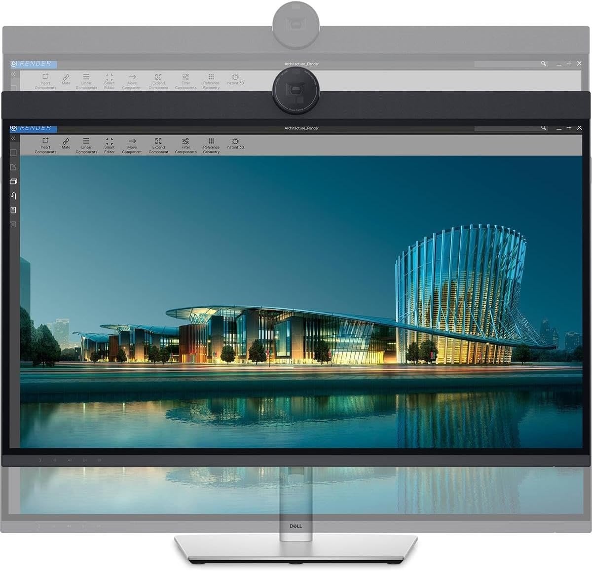 Webcam Dell UltraSharp U3224KB Display LED 6K da 31,5 pollici -16:9