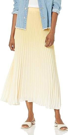 Gonna Stasia midi a pieghe da donna di Ramy Brook
